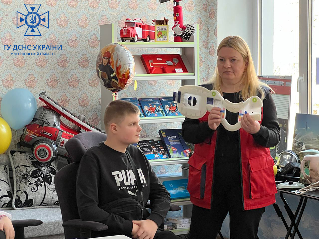 Чернігівська область:  рятувальники відкрили «Клас безпеки»